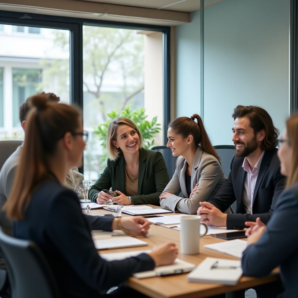 Our team working environment